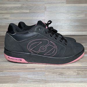 Heelys Women's Size 9 Skate Roller Shoes Black Pink Skates With Wheels - 7144
